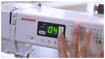 Janome DC2030 LED screen