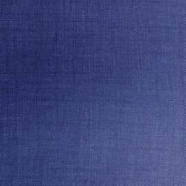 Hobbysew - 100% LINEN 14x14 PLAIN DYED FABRIC 54/56  - NAVY BLUE