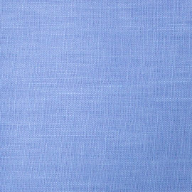 Hobbysew - 100% LINEN 14x14 PLAIN DYED FABRIC 54/56  - SKY BLUE