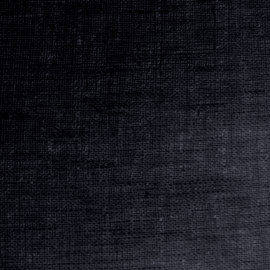Hobbysew - 100% LINEN 9x9 PLAIN DYED FABRIC - BLACK