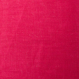 Hobbysew - 100% LINEN 9x9 PLAIN DYED FABRIC 54/56  - RED