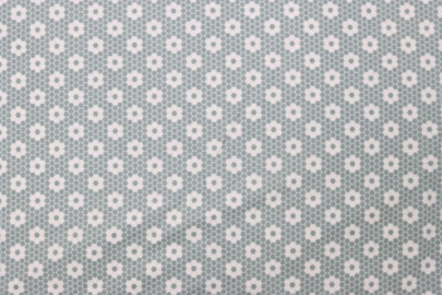 Riley Blake Printed Cotton - Honeycomb Blue 112cm