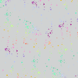 TULA PINK GRAYWORK - FAIRY DUST - FOG