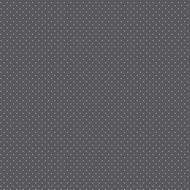 TULA PINK GRAYWORK - TINY DOTS - CARBON