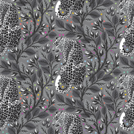 TULA PINK GRAYWORK - BIRTHMARK - SHADOW