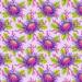 TULA PINK FLORAL REEF - FRIENDS & ANEMONES - ULTRAVIOLET