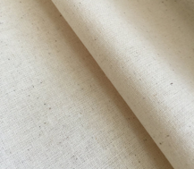 Calico 100% Unbleached Calendered Cotton - 46 inch width (120cm) - 25 metre roll
